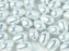 Glass drops 11x8 mm, Crystal Labrador Full, Czech Glass
