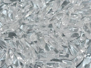 Dagger Beads 3x11 mm, Crystal, Czech Glass