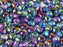 Heart Beads 6 mm, Crystal Magic Blue, Czech Glass