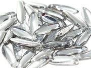 Dagger Beads 5x16 mm, Crystal Labrador, Czech Glass