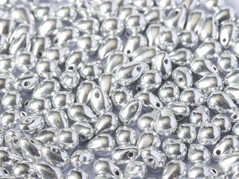 Teardrop Beads 9x6 mm, Crystal Labrador Full, Czech Glass