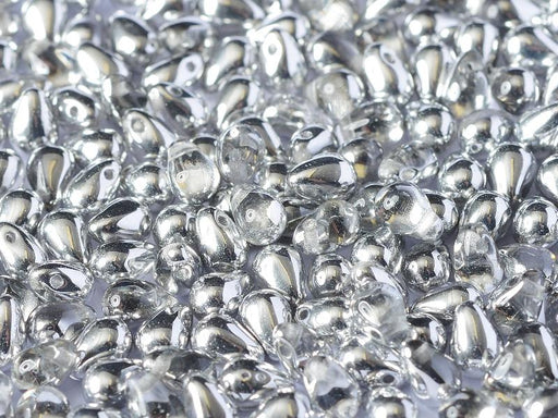 Teardrop Beads 9x6 mm, Crystal Labrador, Czech Glass