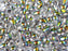 Teardrop Beads 9x6 mm, Crystal Vitrail, Czech Glass