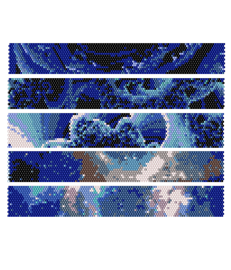PDF Peyote Bracelet Patterns (2P)
