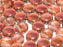 50 pcs 50 pcs DiscDuo® 6x4 mm 2 Holes Crystal Sunset Czech Glass Orange Brown