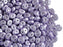 50 pcs 2-hole Es O® Beads ESTRELA, 5mm, Alabaster Powder Light Purple, Czech Glass