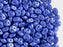 50 pcs 2-hole Es O® Beads ESTRELA, 5mm, Alabaster Powder Cobalt Blue, Czech Glass