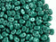50 pcs 2-hole Es O® Beads ESTRELA, 5mm, Alabaster Powder Dark Green, Czech Glass