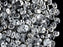 50 pcs 2-hole Es O® Beads ESTRELA, 5mm, Crystal Labrador, Czech Glass