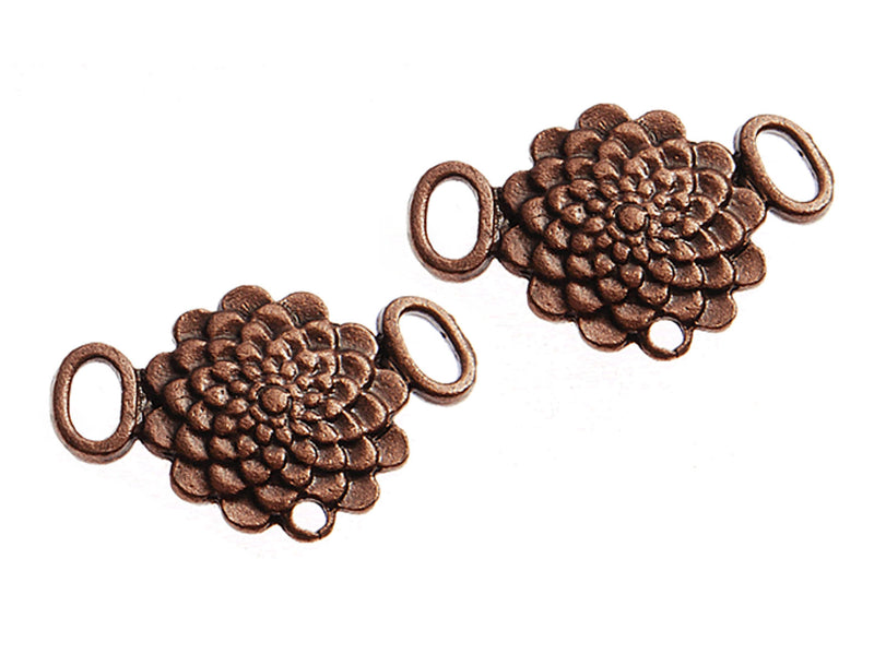 1 pc Connector Charm, 25x16mm, Antique Copper