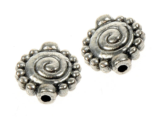 1 pc Connector Charm, 10x10mm, Antique Silver