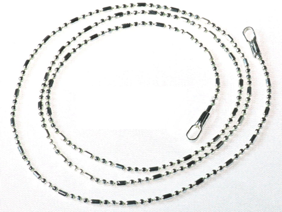 1 pc Chain with Clasp, 45cm (17.7inch), Silver Plated
