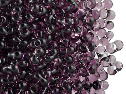 20 g Farfalle™ Beads Preciosa Ornela, 3.2x6.5mm, Amethyst, Czech Glass