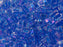 Half Tila Beads 5x2.3x1.9 mm 2 Holes Transparent Light Sapphire AB Miyuki Japanese Beads Blue Multicolored