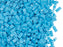 5 g Half Tila Beads 5x2.3x1.9 mm, 2 Holes, Opaque Turquoise Blue, Miyuki Japanese Beads