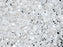 5 g Half Tila Beads 5x2.3x1.9 mm, 2 Holes, White Pearl Ceylon, Miyuki Japanese Beads