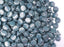 50 pcs Ilos® par Puca® Beads 5x5 mm, Opaque Blue Ceramic Look, Czech Glass