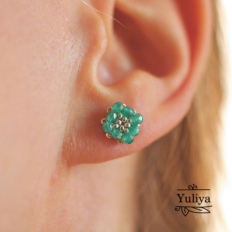 PDF Tutorial Stud Earrings "Rhomb"