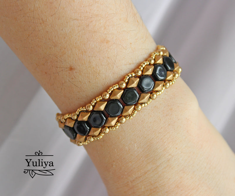PDF Tutorial Bracelet "Faina"