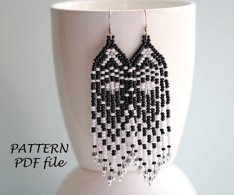PDF Brick Stitch Earring Pattern (#5)