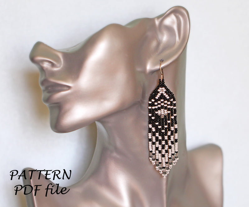 PDF Brick Stitch Earring Pattern (#5)