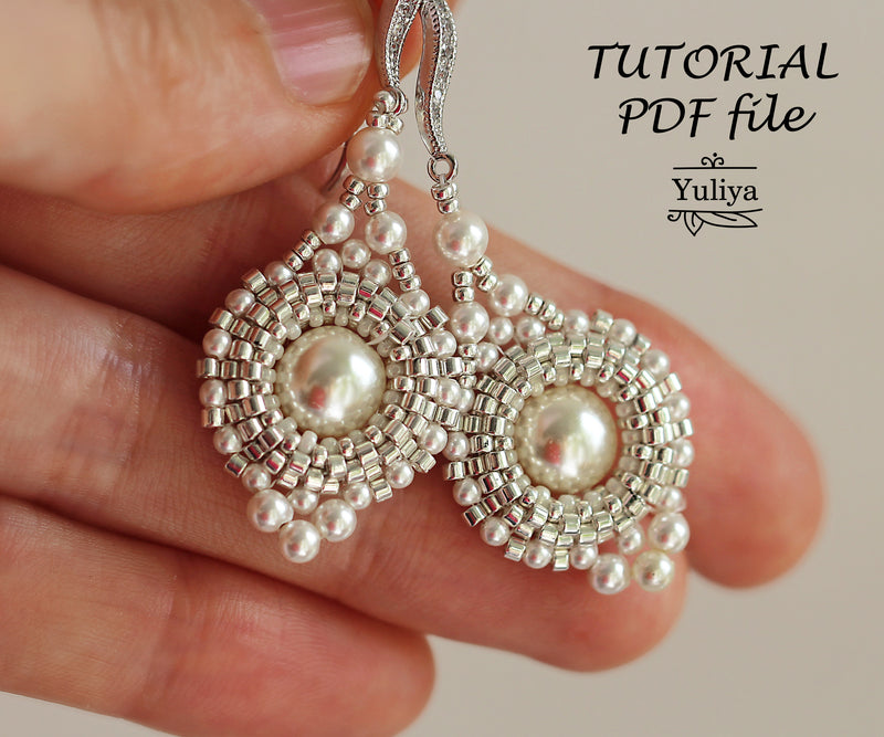PDF Tutorial Earrings "Anita"