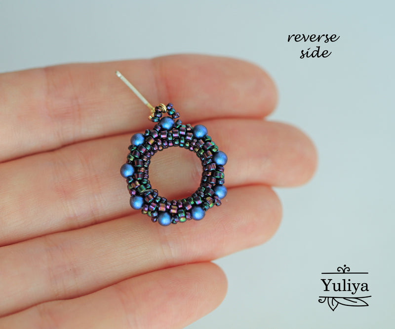 PDF Tutorial Hoop Earrings "Becky"
