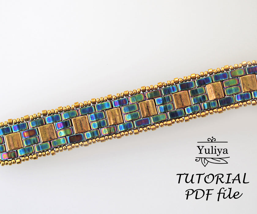 How to Use Tila Beads: 12 Tila Bead Patterns  Beaded bracelet patterns,  Bracelet patterns, Beaded bracelets