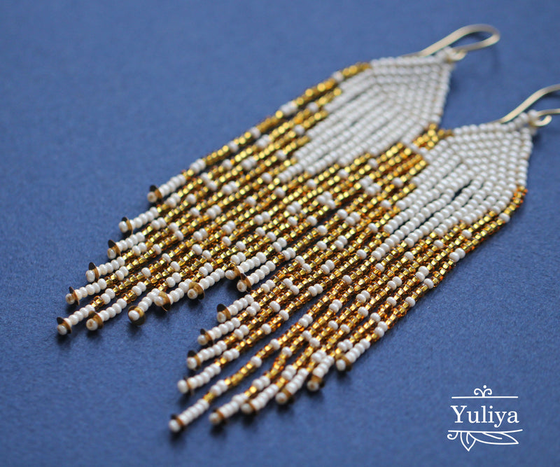 PDF Brick Stitch Earring Pattern (#7)