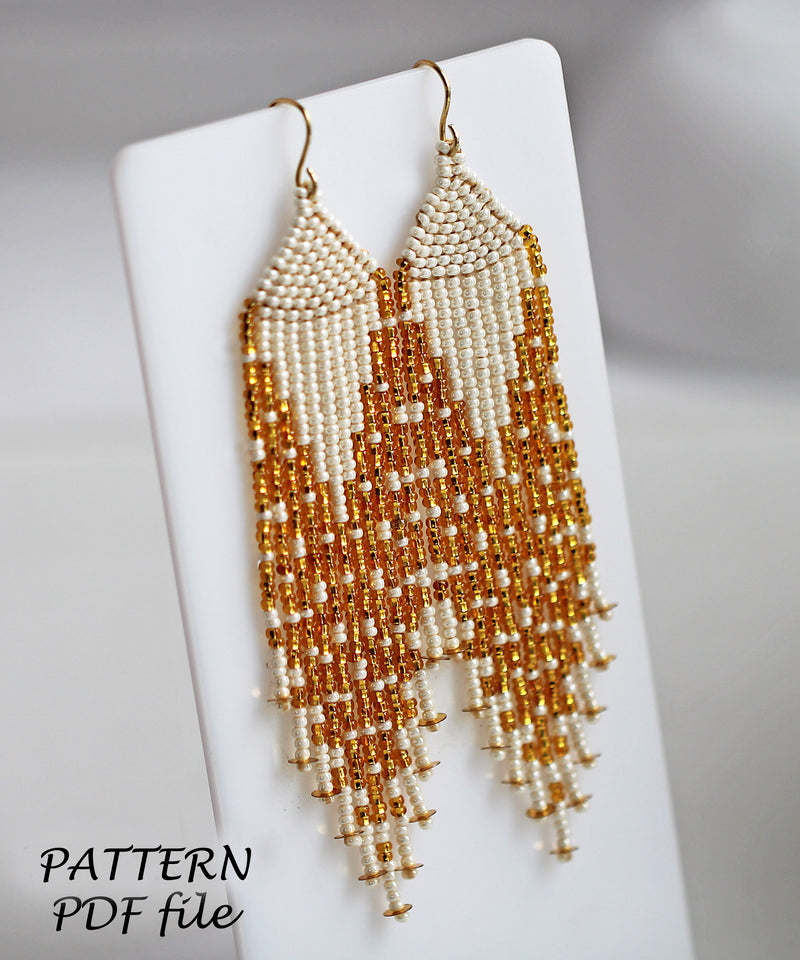 PDF Brick Stitch Earring Pattern (#7)