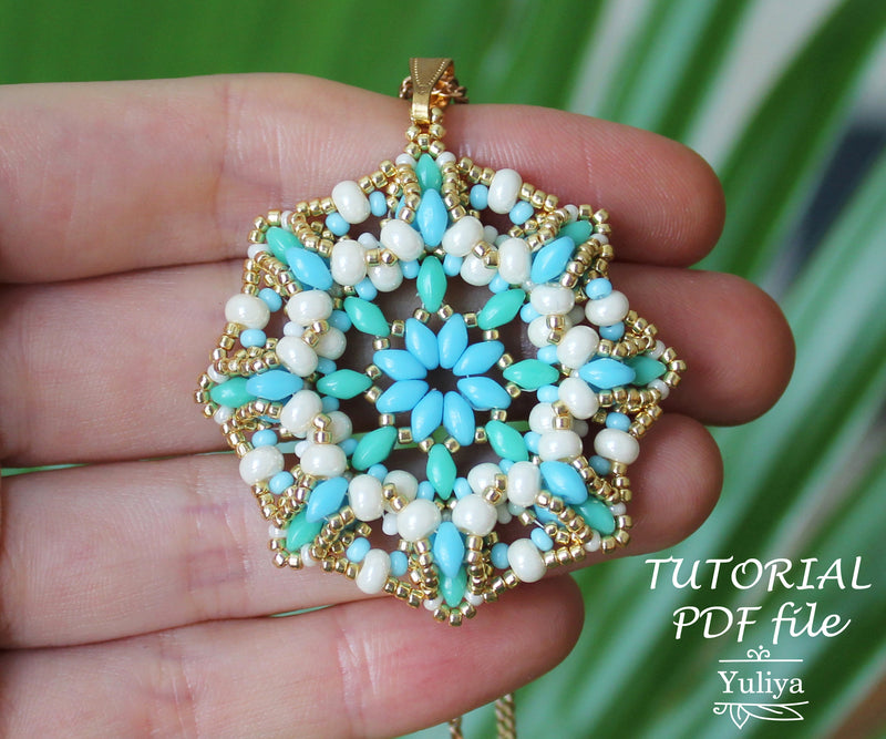 PDF Tutorial Pendant "Turquoise"