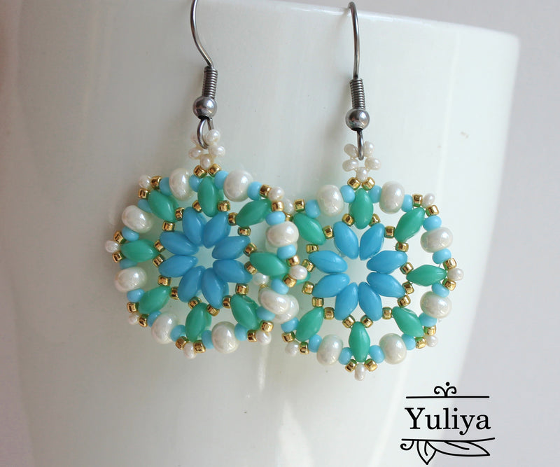 PDF Tutorial Earrings "Danielle"