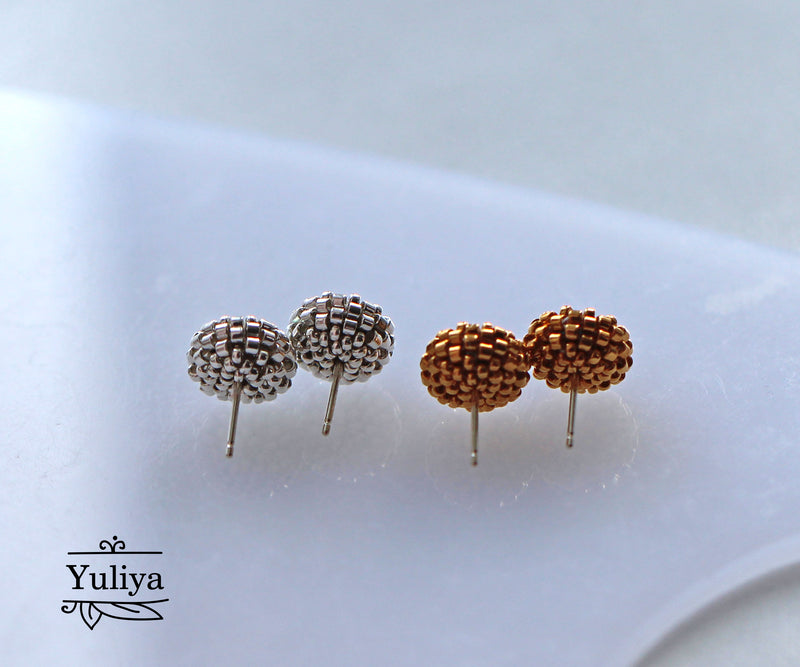 PDF Tutorial Stud Earrings "Wendy"