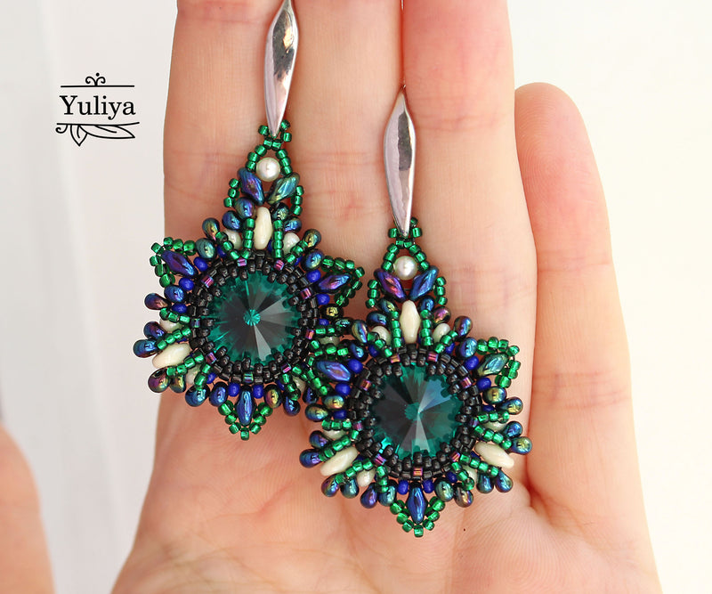 PDF Tutorial Earrings "Sea Miracle"