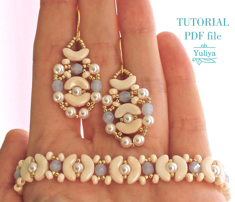 PDF Tutorial Jewelry Set "Lisa"