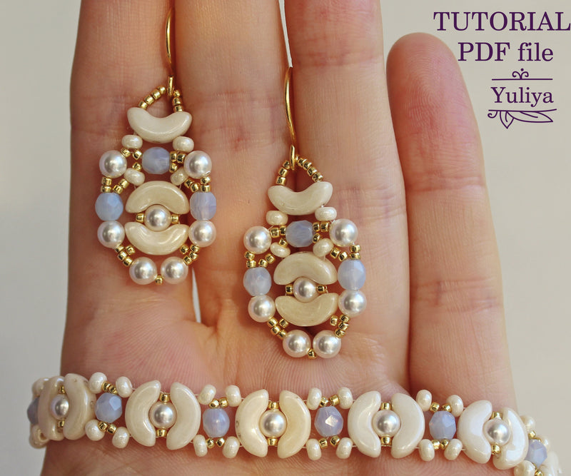 PDF Tutorial Jewelry Set "Lisa"