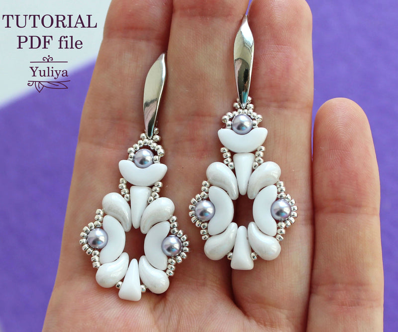 PDF Tutorial Earrings "Maria"