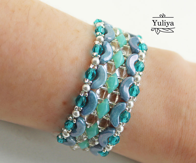 PDF Tutorial Bracelet "Aqua"