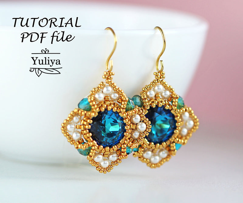 PDF Tutorial Earrings "Karina"