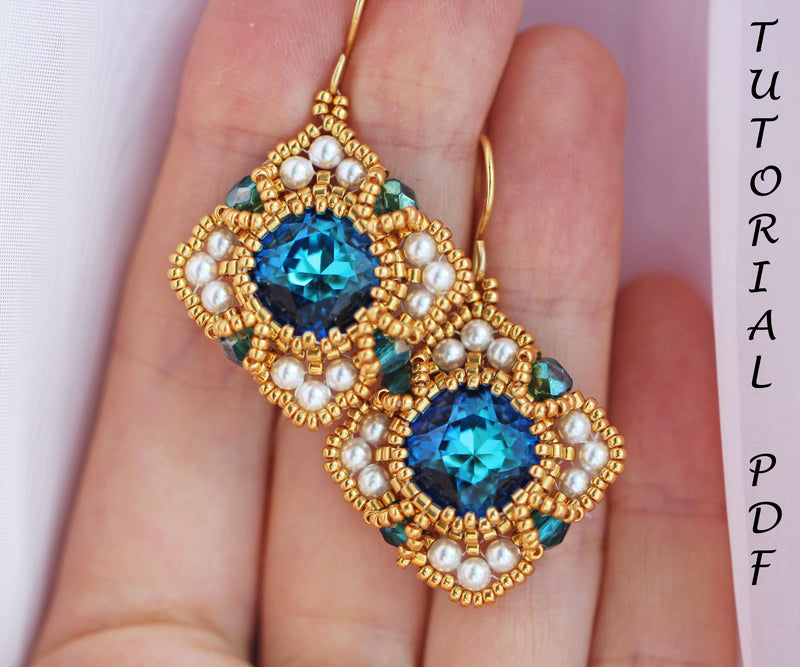 PDF Tutorial Earrings "Karina"