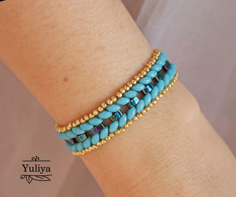 PDF Tutorial bracelet "Laurel"