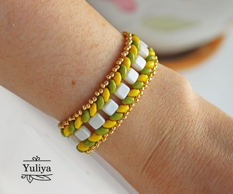 PDF Tutorial bracelet "Laurel"