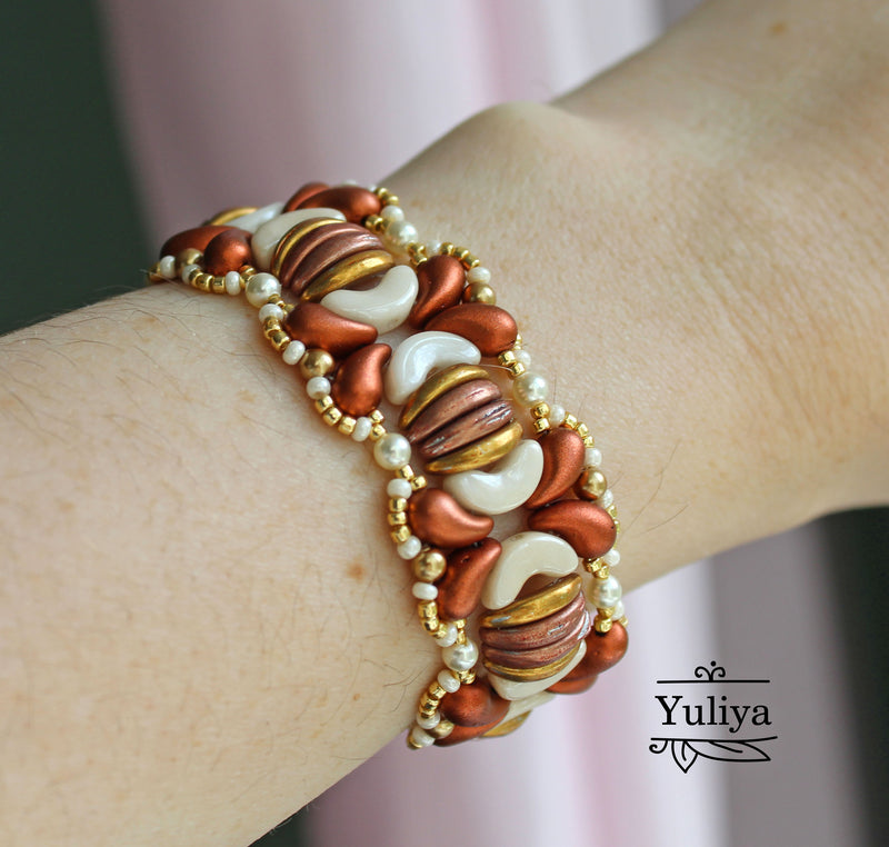 PDF Tutorial Bracelet "Chrysanthemum"