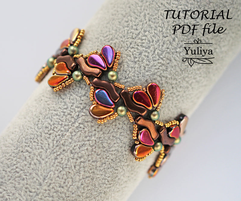 PDF Tutorial bracelet "Sakura"