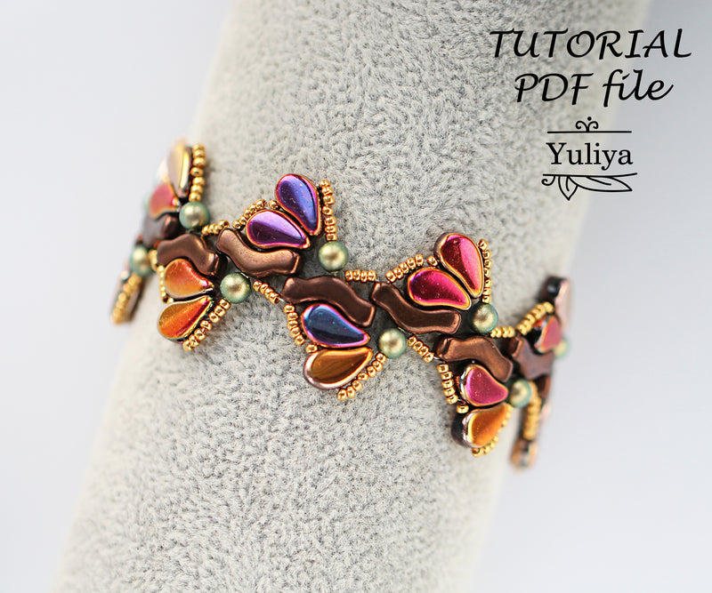 PDF Tutorial bracelet "Sakura"