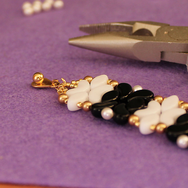PDF Tutorial Bracelet "Black And White"