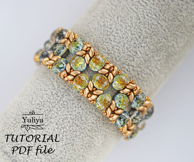 PDF Tutorial bracelet "Margie"