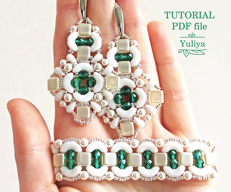 PDF Tutorial Jewelry Set "Lara"