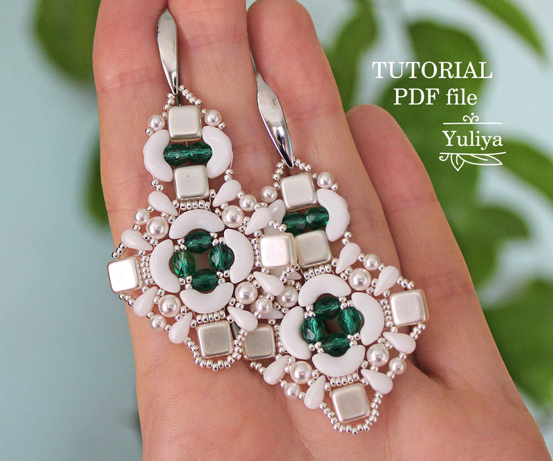 PDF Tutorial Earrings "Lara"
