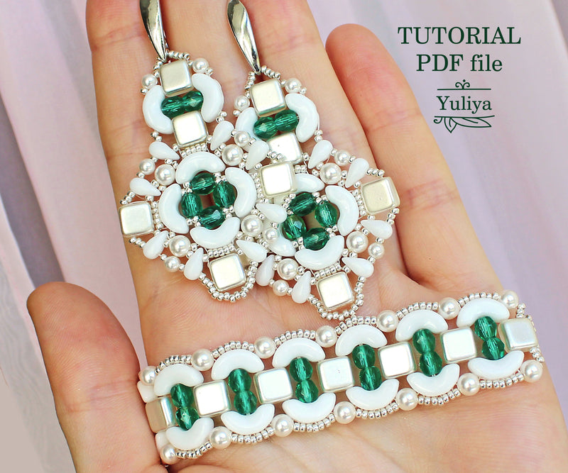 PDF Tutorial Jewelry Set "Lara"